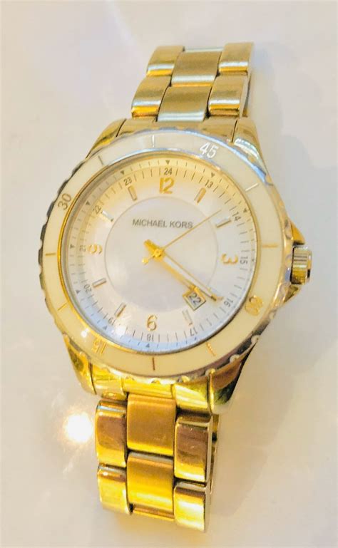 michael kors klocka guld